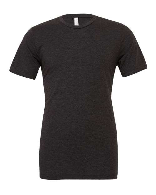 Charcoal Black Triblend - BELLA + CANVAS 3413 - Size: S