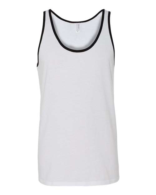 White/ Black - BELLA + CANVAS 3480 - Size: 2XL