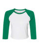White/ Kelly - BELLA + CANVAS 1200 - Size: 2XL