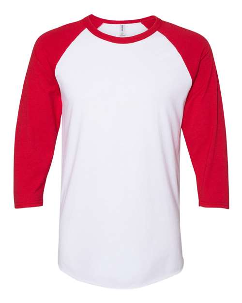White/ True Red - JERZEES 560RR - Size: 2XL