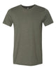 Heather Military Green - BELLA + CANVAS 3001CVC - Size: 2XL