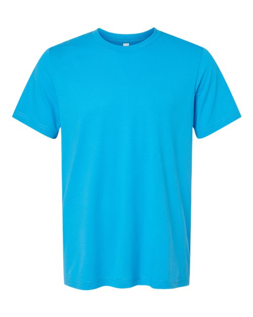 Neon Blue - BELLA + CANVAS 3001CVC - Size: 2XL