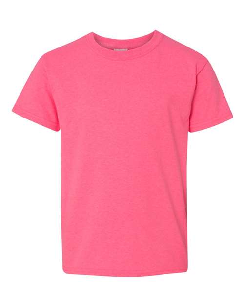 Safety Pink - Gildan - Gildan 5000B - Size: L