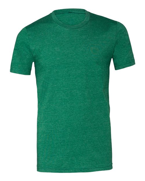Heather Grass Green - BELLA + CANVAS 3001CVC - Size: 2XL