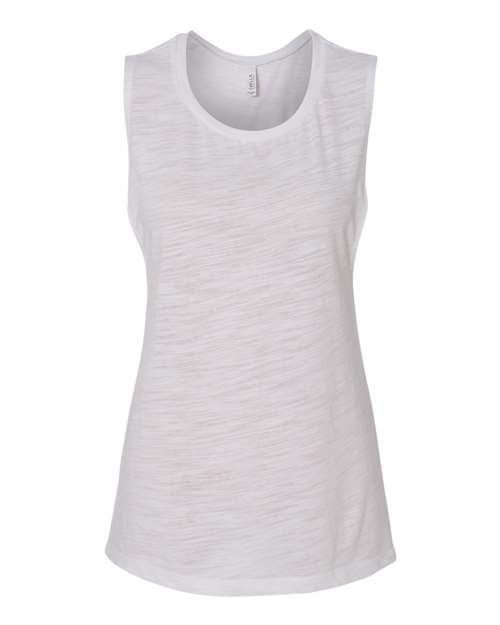 White Slub - BELLA + CANVAS 8803 - Size: L