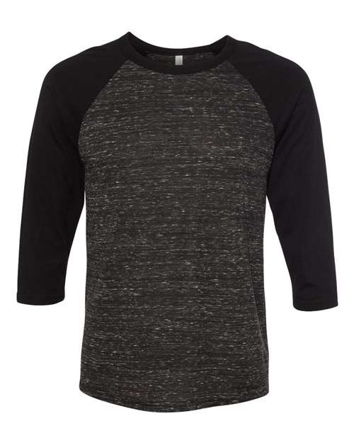 Black Marble/ Black - BELLA + CANVAS 3200 - Size: 2XL