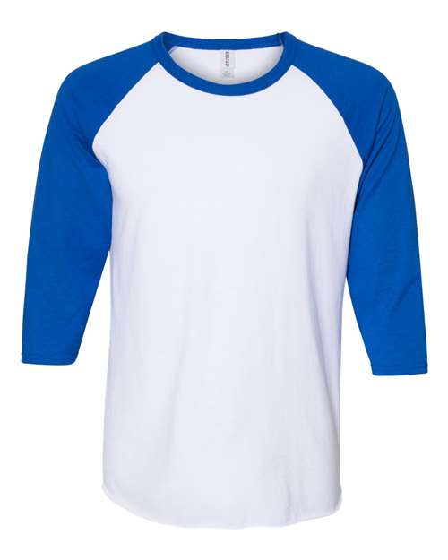 White/ Royal - JERZEES 560RR - Size: 2XL