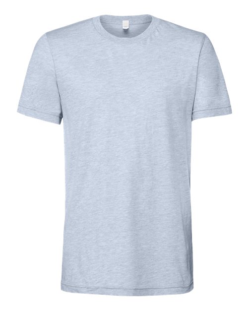 Heather Prism Blue - BELLA + CANVAS 3001CVC - Size: 2XL