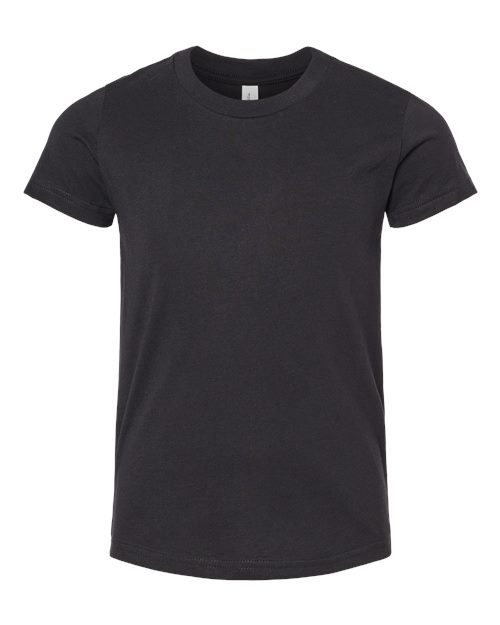 Solid Black Blend - BELLA + CANVAS 3001YCVC - Size: L