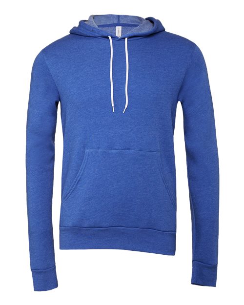 Heather True Royal - BELLA + CANVAS 3719 - Size: 2XL