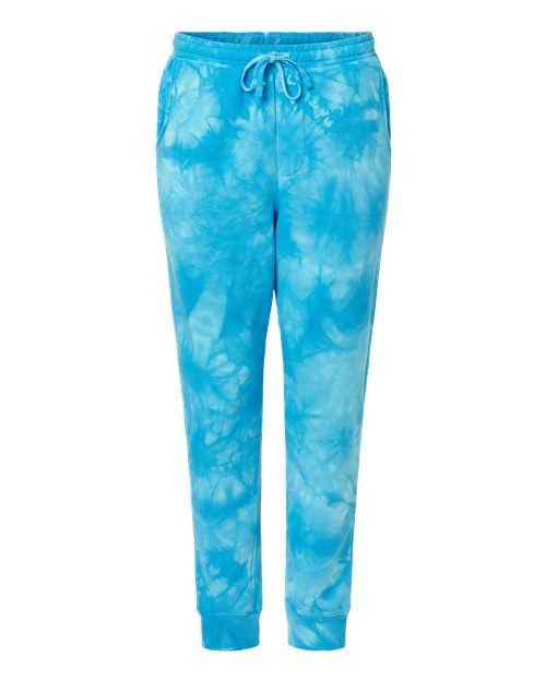 Tie Dye Aqua Blue - Independent Trading Co. - Independent Trading Co. PRM50PTTD - Size: 2XL