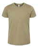 Heather Olive - BELLA + CANVAS 3001YCVC - Size: L