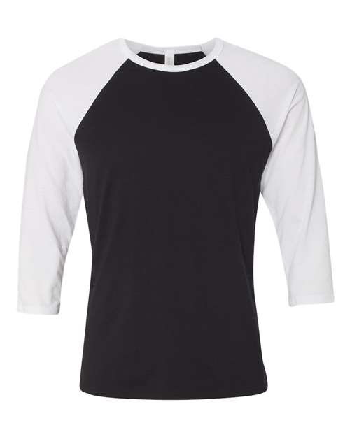 Black/ White - BELLA + CANVAS 3200 - Size: 2XL