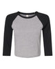 Athletic Heather/ Black - BELLA + CANVAS 1200 - Size: 2XL
