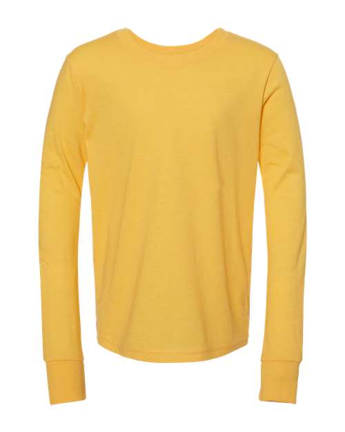 Heather Yellow Gold - BELLA + CANVAS 3501YCVC - Size: L