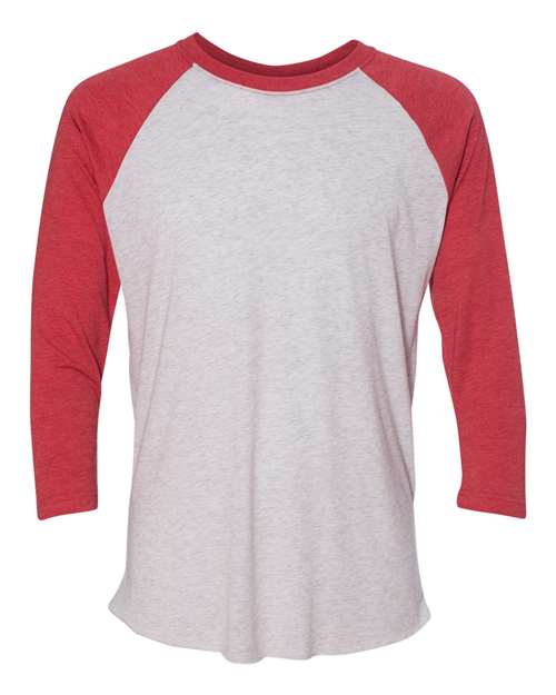 Vintage Red Sleeves/ Heather White Body - Next Level - Next Level 6051 - Size: 2XL