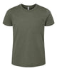 Heather Military Green - BELLA + CANVAS 3001YCVC - Size: L