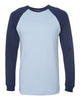 Baby Blue/ Navy - BELLA + CANVAS 3000 - Size: S