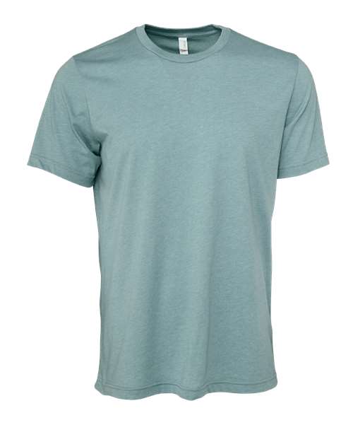 Heather Blue Lagoon - BELLA + CANVAS 3001CVC - Size: 2XL
