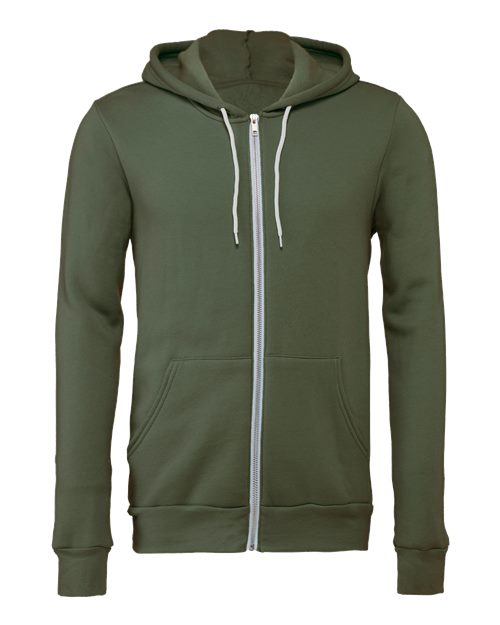 Military Green - BELLA + CANVAS 3739 - Size: 2XL
