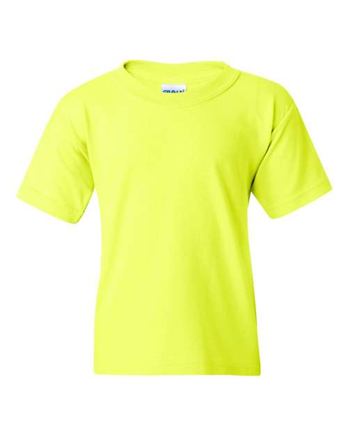 Safety Green - Gildan - Gildan 5000B - Size: L