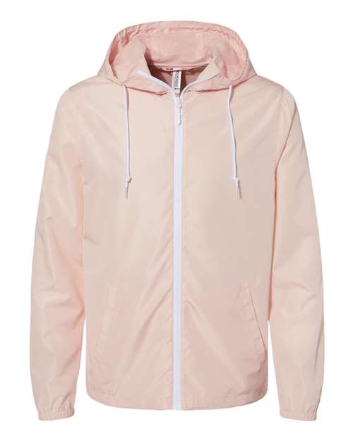 Blush/ White Zipper - Independent Trading Co. - Independent Trading Co. EXP54LWZ - Size: 2XL