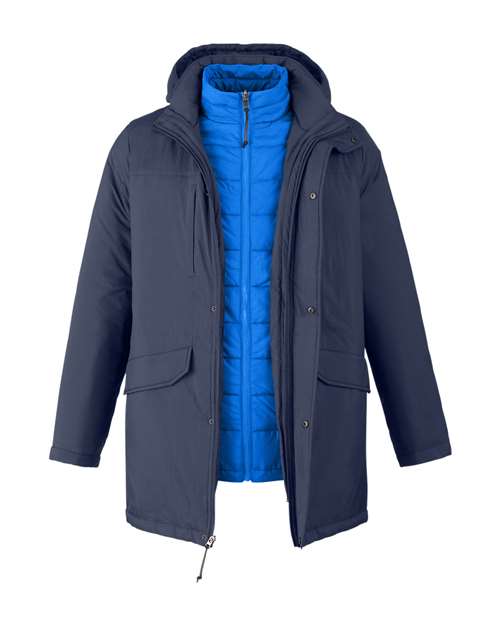 Classic Navy/ True Royal - CORE365 CE725 - Size: 2XL