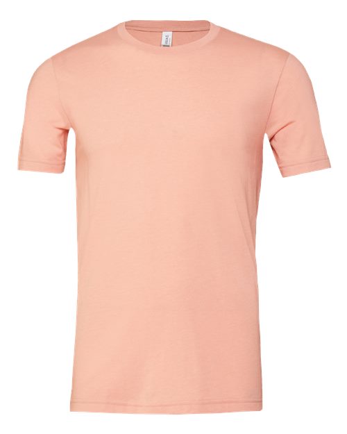 Heather Peach - BELLA + CANVAS 3001CVC - Size: 2XL