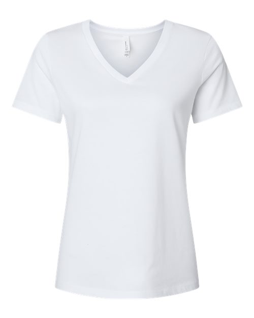 Solid White Blend - BELLA + CANVAS 6405CVC - Size: 2XL