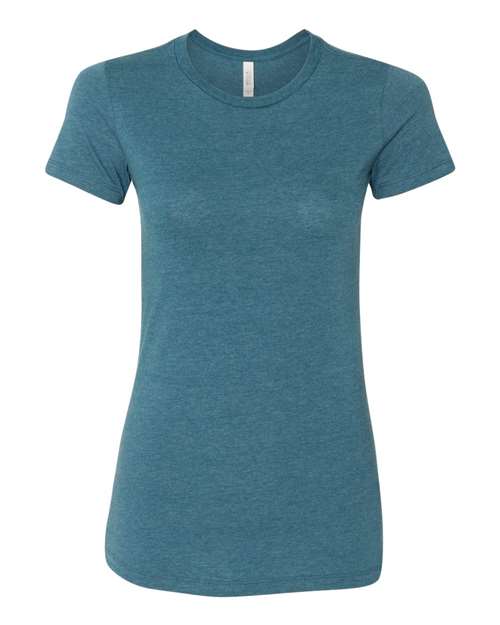 Heather Deep Teal - BELLA + CANVAS 6004 - Size: 2XL