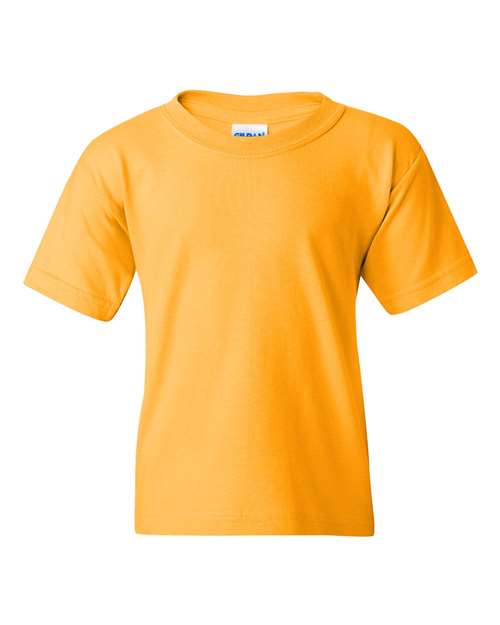 Gold - Gildan - Gildan 5000B - Size: L