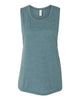 Heather Deep Teal - BELLA + CANVAS 8803 - Size: 2XL