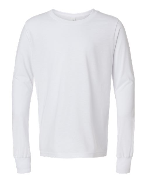 Solid White Triblend - BELLA + CANVAS 3513Y - Size: L