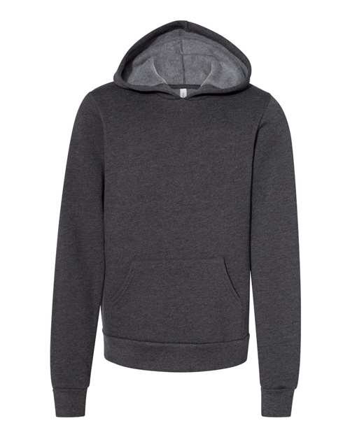 Dark Grey Heather - BELLA + CANVAS 3719Y - Size: L