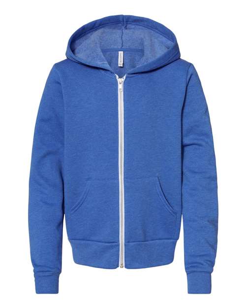 Heather True Royal - BELLA + CANVAS 3739Y - Size: L
