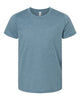 Heather Slate - BELLA + CANVAS 3001YCVC - Size: L
