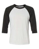 White Fleck/ Charcoal Triblend - BELLA + CANVAS 3200 - Size: 2XL