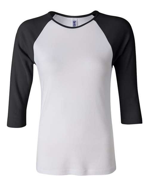 White/ Black - BELLA + CANVAS 2000 - Size: S