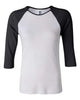 White/ Black - BELLA + CANVAS 2000 - Size: S