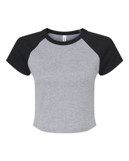 Athletic Heather/ Black - BELLA + CANVAS 1201 - Size: 2XL