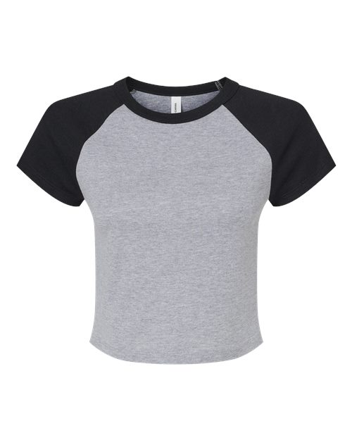 Athletic Heather/ Black - BELLA + CANVAS 1201 - Size: 2XL