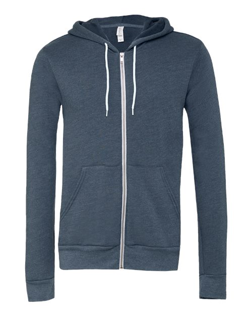 Heather Navy - BELLA + CANVAS 3739 - Size: 2XL